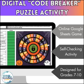 History of Halloween Reading Comprehension & Digital Game - Middle & High School, image 3