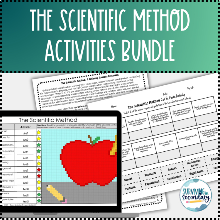 Engaging Scientific Method Activities Bundle for Middle and High School Science