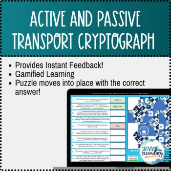 Active and Passive Transport Cryptograph Digital Resource Activity, image 2