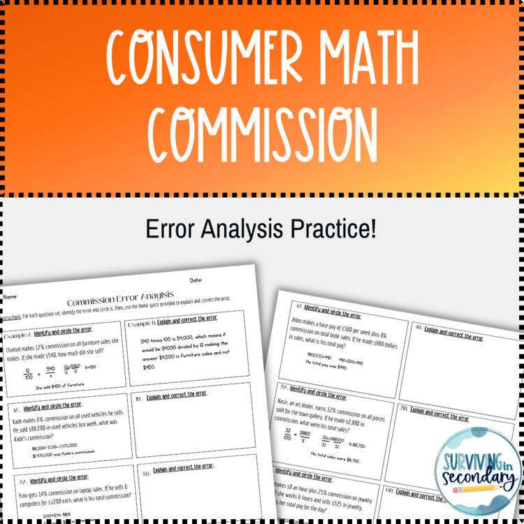 Finding Commission Error Analysis