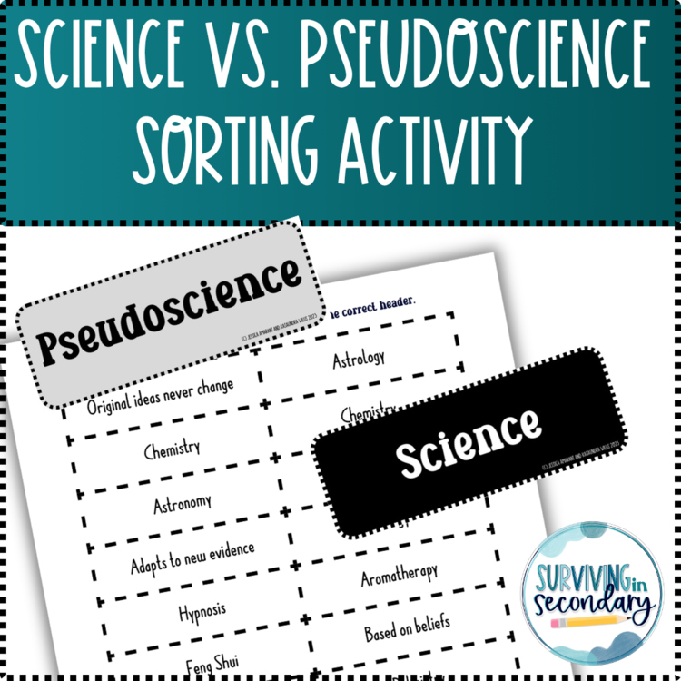 Science vs. Pseudoscience Sorting Activity