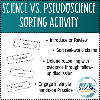 Science vs. Pseudoscience Sorting Activity, image 2