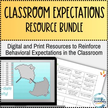 Classroom Expectations: Respect, Responsibility, Safety Resource Bundle, image 2