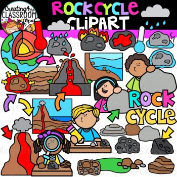 Science Clipart Bundle | Earth Science Clipart for worksheets, image 4