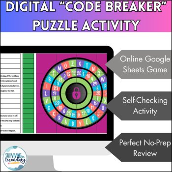 Literary Devices BUNDLE - No-Prep Review Activities for Secondary ELA Test Prep, image 4