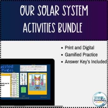 Our Solar System Activities Bundle - Earth and Space Science, image 2