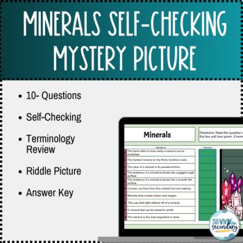 Classifying and Identifying Minerals Self-Checking Digital Activity, image 2