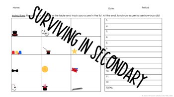 Cosmetology Perms & Relaxers Disappearing Act Whole Class Review Game, image 2
