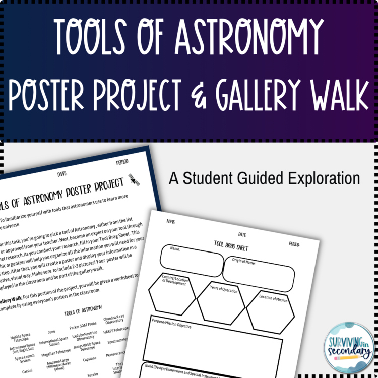 Tools of Astronomy Poster Project and Gallery Walk