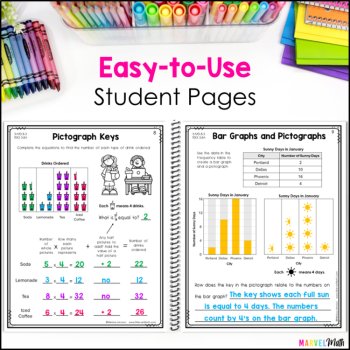 3rd Grade Data & Graphing Interactive Notebook - TEKS 3.8A, TEKS 3.8B, image 2