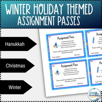 Winter Holiday Assignment Passes, image 2