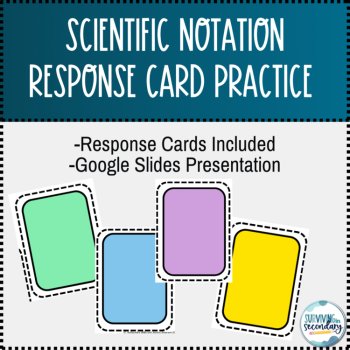 Scientific Notation Whole Class Review with Response Cards, image 3