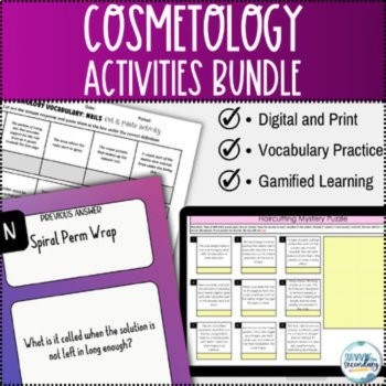 Cosmetology Activities Bundle, image 2