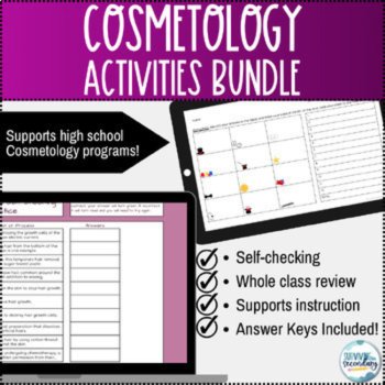 Cosmetology Activities Bundle, image 3