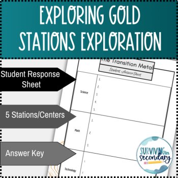 Exploring Gold Stations/Centers Activity with Cross-Curricular Connections, image 2