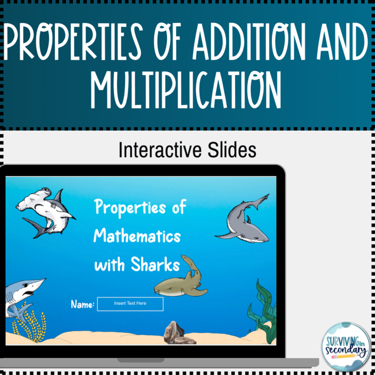 Properties of Addition and Multiplication Digital Interactive Slides Practice