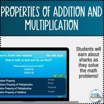 Properties of Addition and Multiplication Digital Interactive Slides Practice, image 2