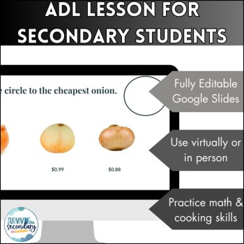 Activities of Daily Living: Recipe Math Interactive Slides BUNDLE!, image 3