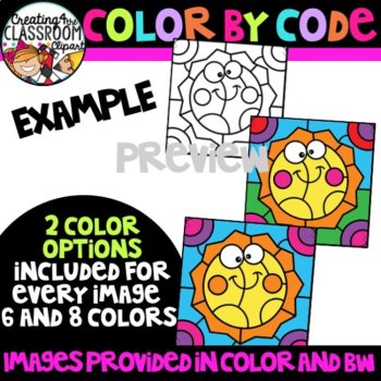 CVC Short U Color By Code Clipart {Short U clipart}, image 2