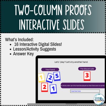 Introduction to Two-Column Proofs Game-Inspired Digital Lesson and Practice, image 2