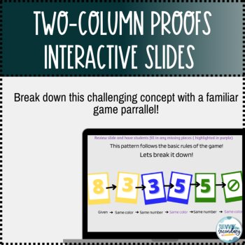 Introduction to Two-Column Proofs Game-Inspired Digital Lesson and Practice, image 3