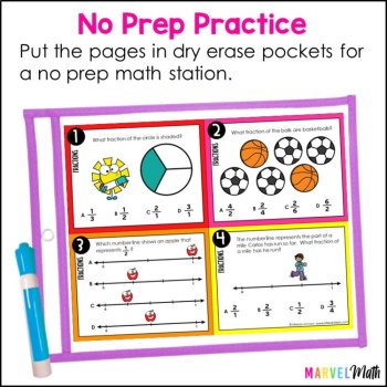 3rd Grade Math TEKS STAAR Review Task Card Bundle - Print, image 3
