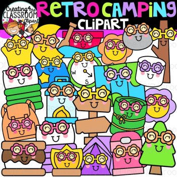 Camping Clipart Bundle | Camping Clip Art for Activities and Worksheets, image 2