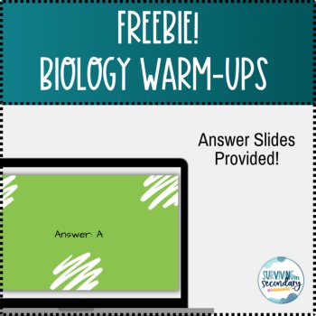 Freebie! Biology Warm-ups/Bell Ringers for State Testing Prep, image 3