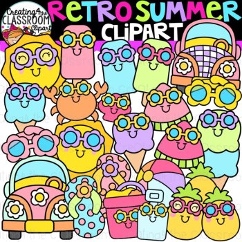 Summer Clipart Bundle | Summer Clipart for decor and worksheets, image 4