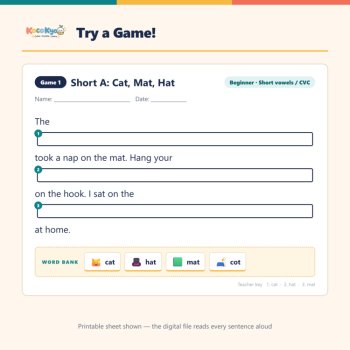 200 K–2 Phonics Games Interactive HTML | Self-Checking Phonics Practice, image 4