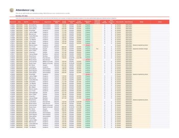 School Staff Attendance, Duties & Records Tracker | Excel +Google sheet, image 2