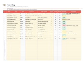 K-5 Small Group Data Tracker | Planner, Session Log, Attendance & Dashboard, image 3