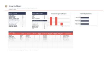 K-5 Small Group Data Tracker | Planner, Session Log, Attendance & Dashboard, image 4