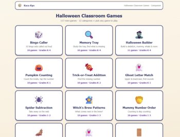 Halloween Classroom Games | 117 Mini-Games | K–4, image 2