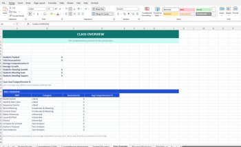 Reading Comprehension Progress Tracker K–2 | Excel + Google Sheets + PDF, image 3
