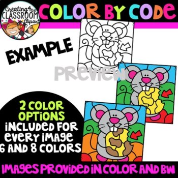 CVC Short I Color By Code Clipart {Short I clipart}, image 2