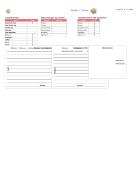 Student Data Dashboard | 6 Reading, Math & Sight-Word Domains, Auto Mastery Band, image 4