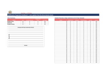 Mathematics Tracker | Number Sense, Arithmetic & Problem Solving | Editable Exce, image 4