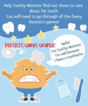 Dentist's Games & Dental Health Trackers BUNDLE | Activity | Excel & Printable, image 3