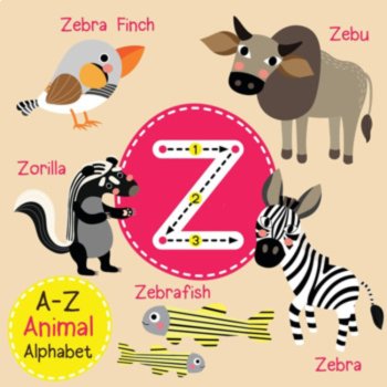 ABC, Alphabet Tracing Worksheet, Animal Alphabet Tracing Worksheet., image 3