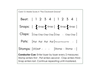 Body Percussion Rhythm Lab & Ensemble Scores | Note Values | Montessori Music, image 3