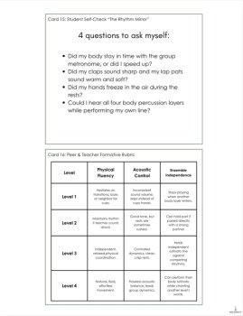 Body Percussion Rhythm Lab & Ensemble Scores | Note Values | Montessori Music, image 4