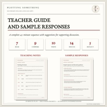 FREE Literary Discussion Questions Mini-Lesson | The Lady, or the Tiger? | Grade, image 4
