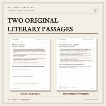 FREE Literary Analysis Mini-Lesson | From Evidence to Insight | Grades 9–12, image 3