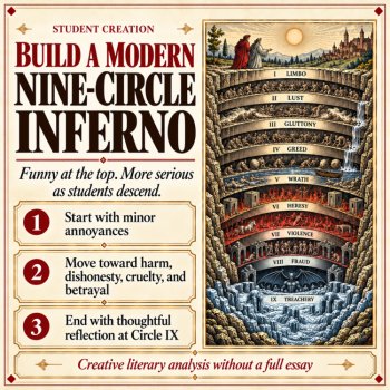 Dante’s Inferno Creative Activity | Nine Circles of Hell Lesson | Contrapasso, image 3