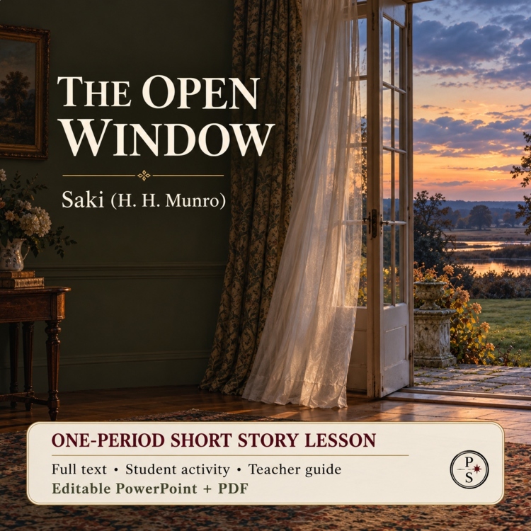 The Open Window | Saki Short Story | Irony, Characterization & Twist Ending
