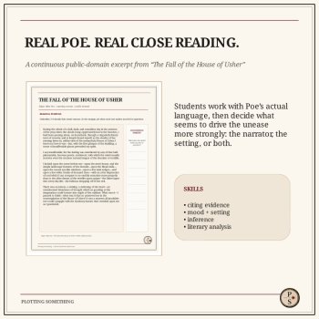 Gothic Literature FREE Activity | Poe Close Reading & Gothic Elements, image 3
