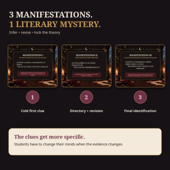Literary Séance | Halloween ELA Activity | Character Inference & Writing Game, image 2