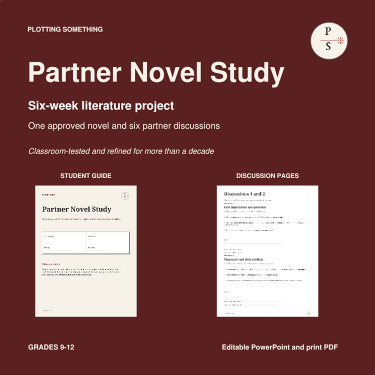 Partner Novel Study Project | Literature Circles, Journal, Discussions & Rubrics