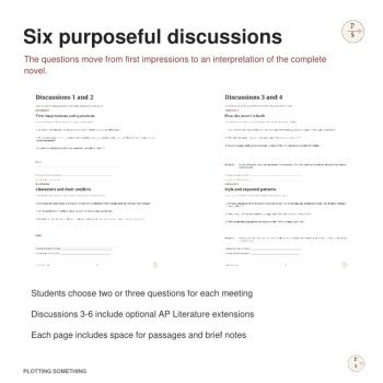 Partner Novel Study Project | Literature Circles, Journal, Discussions & Rubrics, image 3
